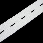 Gomblyukas gumiszalag. - WHITE (fehr)